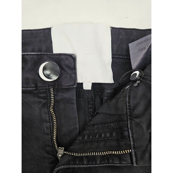 NWOT Nghtbrd High Waist Jeans Womens 27 Black Stretch Skinny New Night Bird - Picture 4 of 5